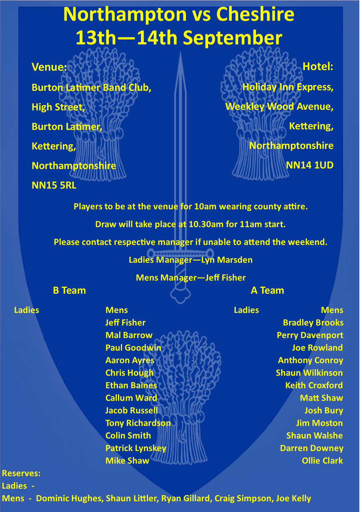 Northampton selectionv2